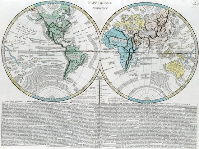 Historical Map of the World