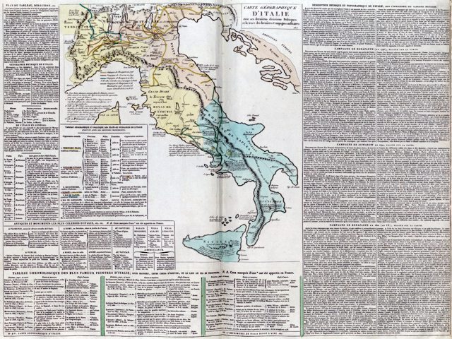 Geographic Map of Italy