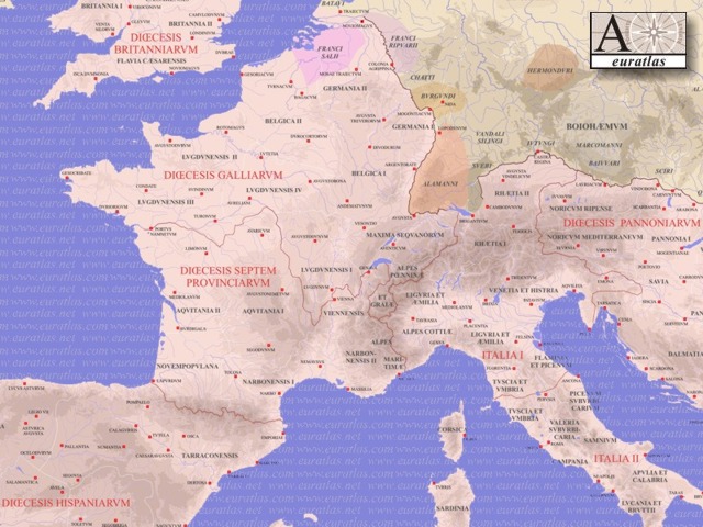 Western Roman Empire AD 400