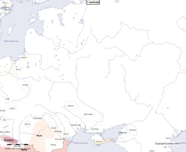 Euratlas Periodis Web - carte d'Europe 1 nord-est