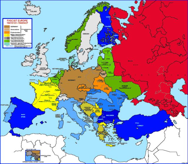Hisatlas - Map of Europe 1941-1945